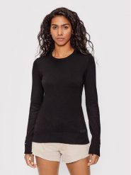 Guess Sweter Elinor W2YR30 Z2V62 Czarny Regular Fit. Czarne swetry Guess, m, z aplikacjami, z wiskozy, bez ramiączek. Za 199.99 zł.