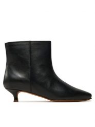 Balagan Botki BALAGAN-VARED BOTKI CZARNY Czarny. Czarne botki BALAGAN, bez wzorów, ze skóry, bez obcasa, na szpilce, bez zapięcia. Za 599.99 zł.