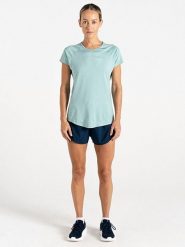 Dare 2b Koszulka sportowa "Corral Tee" w kolorze błękitnym rozmiar: 36. Niebieskie t-shirty sportowe Dare 2b, bez wzorów, z materiału, bez ramiączek, outdoorowe. Za 48.28 zł.