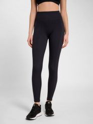 Damskie legginsy Hummel. Czarne legginsy Hummel, bez wzorów, z materiału. Za 219.75 zł.
