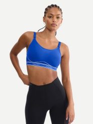 Triumph Biustonosz sportowy Triaction Cardio Breeze 10226411 Niebieski. Niebieskie biustonosze sportowe Triumph, bez wzorów, z syntetyku. Za 229.99 zł.