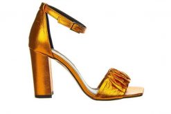 Sandały Bayla-159 4623 061-P Pomarańcz Lico 159126, Skóra naturalna - 39. Brązowe sandały Bayla, bez wzorów, z materiału, z otwartym noskiem, bez obcasa, na słupku, bez zapięcia. W wyprzedaży za 224.10 zł.