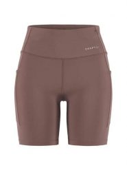 Craft Essence Short Tights 3 W – krótkie legginsy z szerokim pasem – Flint. Szare legginsy Craft, bez wzorów, z elastanu, krótkie. Za 240.50 zł.