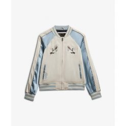 Kurtka damska Superdry Suikajan. Niebieskie kurtki Superdry, xl, bez wzorów, eleganckie, bez kaptura. Za 574.70 zł.