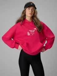Bluza dresowa loose z kapturem damska 4F 4FRSS26TSWSF2836. Brązowe bluzy 4f, s, bez wzorów, z bawełny, bez ramiączek, z kapturem. Za 149.99 zł.
