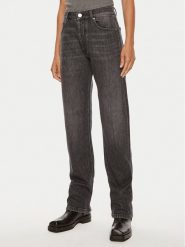Pinko Jeansy Leyda 103882 A20U Czarny Loose Fit. Czarne jeansy Pinko, bez wzorów, z bawełny. Za 1,199.00 zł.