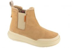 Buty zimowe damskie, Marquette Thermo Pull On WP. Brązowe buty trekkingowe Merrell, na zimę, z materiału, bez zapięcia. Za 499.99 zł.