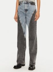 ROTATE Jeansy Betty 1128191603 Niebieski Straight Fit. Niebieskie jeansy ROTATE, bez wzorów, z bawełny. Za 899.99 zł.