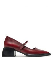 Vagabond Shoemakers Czółenka Vivian 5553-018-47 Czerwony. Czerwone czółenka Vagabond Shoemakers, bez wzorów, ze skóry, bez obcasa, bez zapięcia. Za 669.99 zł.