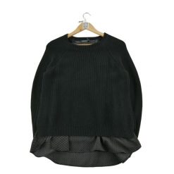 Second life - Damski Czarny Sweter - Jak nowy. Czarne swetry Ralph Lauren, bez wzorów, bez ramiączek. Za 127.76 zł.