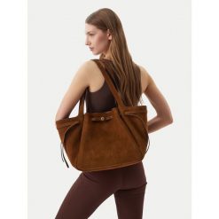 Torebka Tory Burch. Brązowe torebki klasyczne Tory Burch, bez wzorów, klasyczne, bez dodatków. Za 3,069.00 zł.