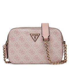 Torebka Guess. Czerwone listonoszki Guess, z aplikacjami, bez dodatków. Za 369.99 zł.