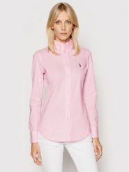 Polo Ralph Lauren Koszula Heidi 211664427002 Różowy Slim Fit. Czerwone koszule Polo Ralph Lauren, l, bez wzorów, z bawełny, bez kołnierzyka, bez ramiączek. Za 509.99 zł.