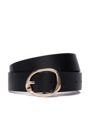 Tommy Hilfiger Pasek Th Sculpt 3.0 AW0AW18697 Czarny. Czarne paski Tommy Hilfiger, bez wzorów, ze skóry. Za 269.99 zł.