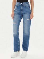 Calvin Klein Jeans Jeansy J20J223888 Niebieski Straight Fit. Niebieskie jeansy Calvin Klein Jeans, bez wzorów, z bawełny. Za 309.99 zł.