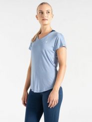 Dare 2b Koszulka sportowa "Vigilant" w kolorze niebieskim rozmiar: 44. Niebieskie t-shirty sportowe Dare 2b, bez wzorów, z materiału, bez ramiączek, outdoorowe. Za 41.39 zł.