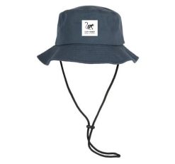 Kapelusz trekkingowy z sznurkiem – bawełna – L/XL (Niebieski). Niebieskie kapelusze SURF MONKEY, bez wzorów, z bawełny. Za 159.95 zł.