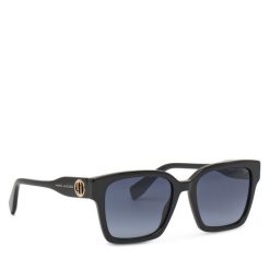 Okulary przeciwsłoneczne The Marc Jacobs. Czarne okulary przeciwsłoneczne THE MARC JACOBS, bez wzorów. Za 529.99 zł.