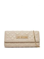 LOVE MOSCHINO Torebka JC4294PP0ILA0110 Beżowy. Brązowe kopertówki Love Moschino, bez wzorów, ze skóry, wizytowe, bez dodatków. Za 909.99 zł.