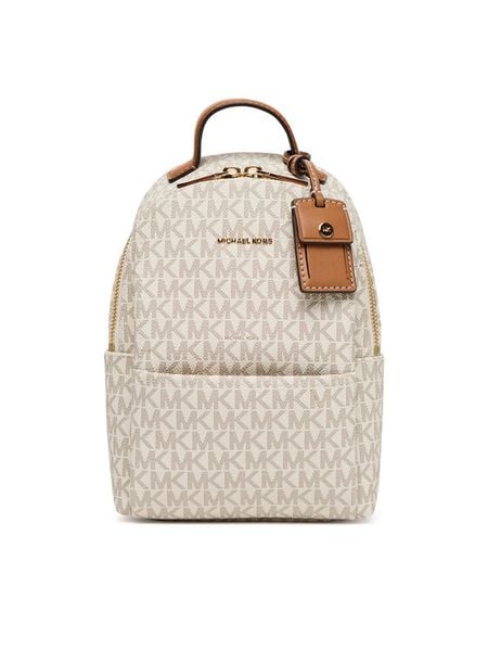 MICHAEL Michael Kors Plecak Sable 30T5G3XB1B Beżowy. Brązowe plecaki MICHAEL Michael Kors, bez wzorów, ze skóry, bez dodatków. Za 969.99 zł.