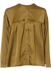 Bluzka oversized. Niebieskie bluzki bonprix, bez wzorów, bez kołnierzyka, bez ramiączek. Za 69.99 zł.