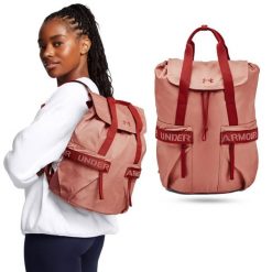 Plecak miejski UNDER ARMOUR Favorite Backpack 10 litrów. Czerwone plecaki Under Armour, bez wzorów, bez dodatków. Za 222.50 zł.