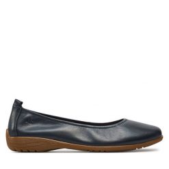 Baleriny Josef Seibel. Niebieskie baleriny Josef Seibel, bez wzorów, bez obcasa, bez zapięcia. Za 239.99 zł.