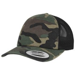 Czapka Trucker Flexfit Camo. Czarne czapki z daszkiem Brandit, bez wzorów, z bawełny, klasyczne. Za 123.00 zł.