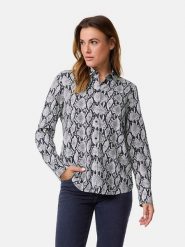 Gerry Weber Koszula w kolorze czarno-beżowym rozmiar: 42. Brązowe koszule Gerry Weber, s, bez wzorów, z wiskozy, bez kołnierzyka, bez ramiączek. Za 131.74 zł.