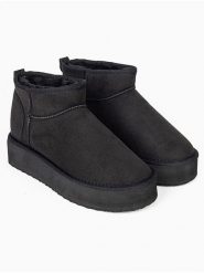ISLAND BOOT Botki "Miley" w kolorze czarnym rozmiar: 40. Czarne botki Island Boot, bez wzorów, bez obcasa, bez zapięcia. Za 136.13 zł.