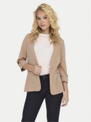ONLY Marynarka Marsa 15308084 Beżowy Loose Fit. Brązowe marynarki i żakiety ONLY, xs, bez wzorów, z syntetyku, bez ramiączek. Za 139.99 zł.