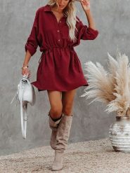 Milan Kiss Sukienka w kolorze bordowym rozmiar: M. Czerwone sukienki Milan Kiss, m, bez wzorów, z wiskozy, bez kołnierzyka, bez ramiączek, mini. Za 183.59 zł.