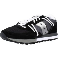 Buty SAUCONY JAZZ DST Czarny. Czarne trekkingi Saucony, bez wzorów, z tkaniny, bez zapięcia, trekkingowe. Za 248.99 zł.