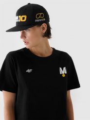 4F Czapka z daszkiem snapback uniseks 4F x Drift Masters - czarna Uniwersalny. Czarne czapki z daszkiem 4f, bez wzorów, z materiału. W wyprzedaży za 89.99 zł.