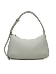 Calvin Klein Torebka Calvin Soft Shoulder Bag K60K612156 Szary. Szare torebki klasyczne Calvin Klein, bez wzorów, z materiału, bez dodatków. Za 249.99 zł.