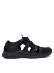 Keen Sandały Seanik H2 W 1030760 Czarny. Czarne sandały Keen, bez wzorów, z materiału, bez obcasa, bez zapięcia. Za 259.99 zł.