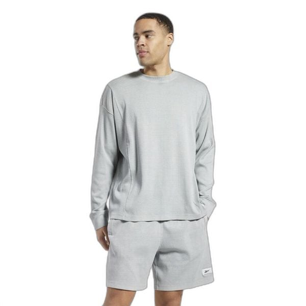 Bluza z dekoltem w kolorze naturalnym Reebok Classics. Szare bluzy Reebok, s, bez wzorów, sportowe, bez ramiączek, bez kaptura. W wyprzedaży za 232.95 zł.