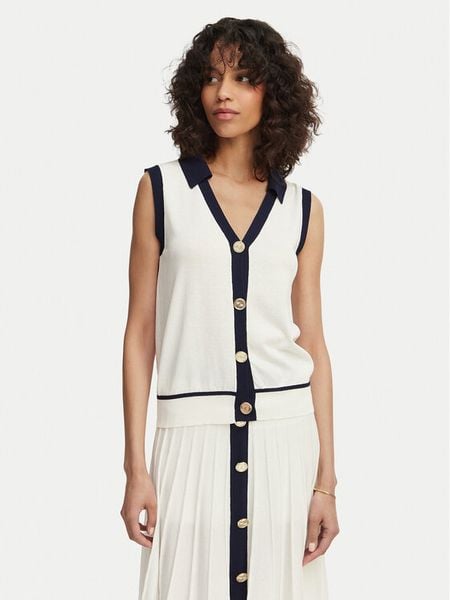 Artigli Kardigan ACMA004458 Biały Regular Fit. Białe swetry Artigli, xl, bez wzorów, z wiskozy, bez ramiączek. Za 154.99 zł.