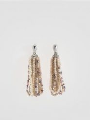 Wiszące kolczyki z kamieniami - wielobarwny. Kolczyki Reserved. Za 69.99 zł.