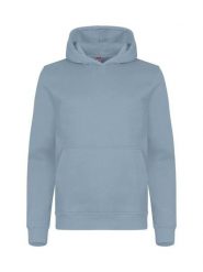 Clique Miami Hoody Junior bluowa bluza z kapturem mieszanka bawełny – Soft Blue. Niebieskie bluzy CLIQUE, bez wzorów, z bawełny, bez ramiączek, z kapturem. Za 154.12 zł.