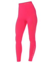 Termoaktywne damskie legginsy narciarskie Thermo. Czerwone legginsy Brubeck, bez wzorów, z dzianiny, długie. Za 149.99 zł.