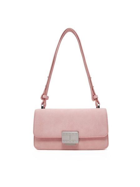 Tommy Jeans Torebka Tjw Fashionista Crossover AW0AW17306 Różowy. Czerwone listonoszki Tommy Jeans, bez wzorów, z jeansu, bez dodatków. Za 329.99 zł.