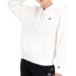 Bluza sportowa damska Champion Wmns Organic Cotton Blend C Logo Hoodie. Bluzy z kapturem Champion, bez wzorów, z kapturem. W wyprzedaży za 292.20 zł.