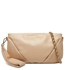 Torebka Gianni Chiarini. Brązowe kopertówki Gianni Chiarini, bez wzorów, bez dodatków. Za 609.99 zł.