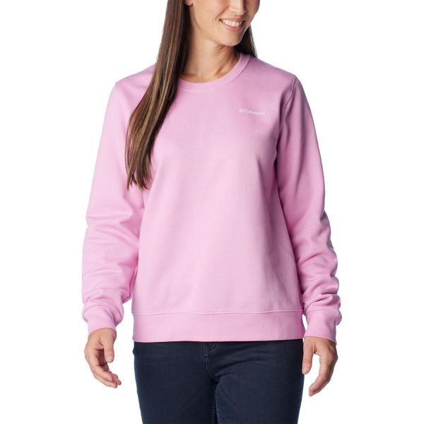 Bluza damska Columbia Trek Graphic Crew. Czerwone bluzy Columbia, s, bez wzorów, z bawełny, sportowe, bez ramiączek, bez kaptura. W wyprzedaży za 196.00 zł.