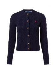 Polo Ralph Lauren Kardigan z zawartością kaszmiru Kobiety Kaszmir niebieski, M. Niebieskie swetry Polo Ralph Lauren, m, bez wzorów, z kaszmiru, bez ramiączek. Za 1,199.95 zł.