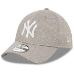 Czapka z daszkiem New Era MLB New York Yankees. Szare czapki z daszkiem New Era, bez wzorów, z bawełny, sportowe. Za 130.85 zł.