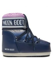 Moon Boot Śniegowce 80D1409530 Granatowy. Niebieskie śniegowce Moon Boot, bez wzorów, ze skóry, bez zapięcia. Za 859.99 zł.