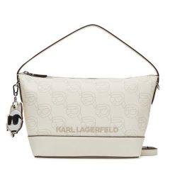 Torebka KARL LAGERFELD. Białe torebki klasyczne KARL LAGERFELD, bez wzorów, klasyczne, bez dodatków. Za 559.99 zł.