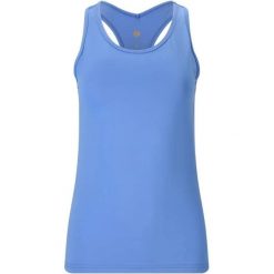 Damski tank top Athlecia Niya. Niebieskie topy Athlecia, bez wzorów, sportowe, bez kołnierzyka, bez ramiączek. Za 161.00 zł.